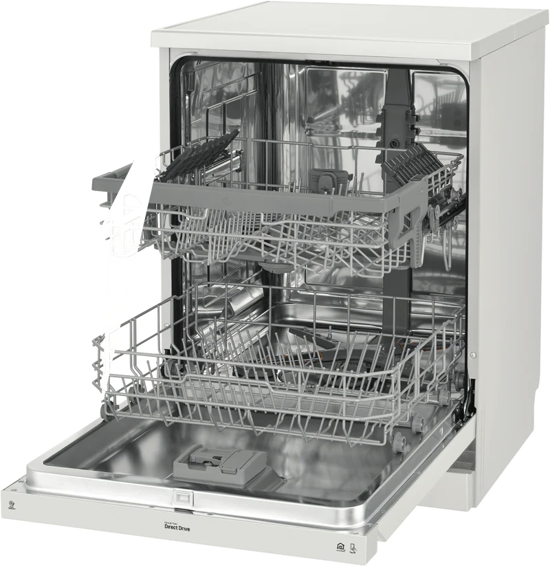 LG 60cm 14 Place QuadWash Freestanding Dishwasher, White
