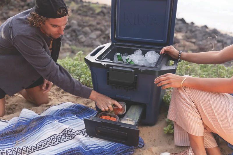 Ninja FrostVault 28L Hard Cooler with Dry Zone - Lakeshore Blue