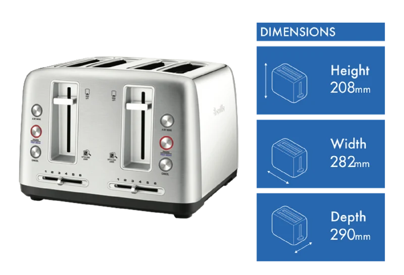 Breville The Toast Control 4 Slice Toaster