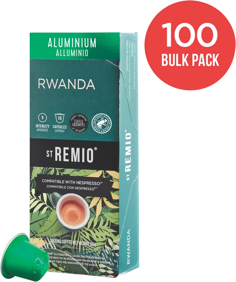 St Remio Coffee Rwanda Capsules Nespresso 10 pk 55g