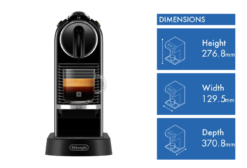 Nespresso Citiz Capsule Coffee Machine Solo Black