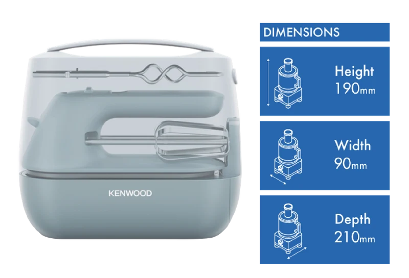 Kenwood Quick GO Hand Mixer Storm Blue