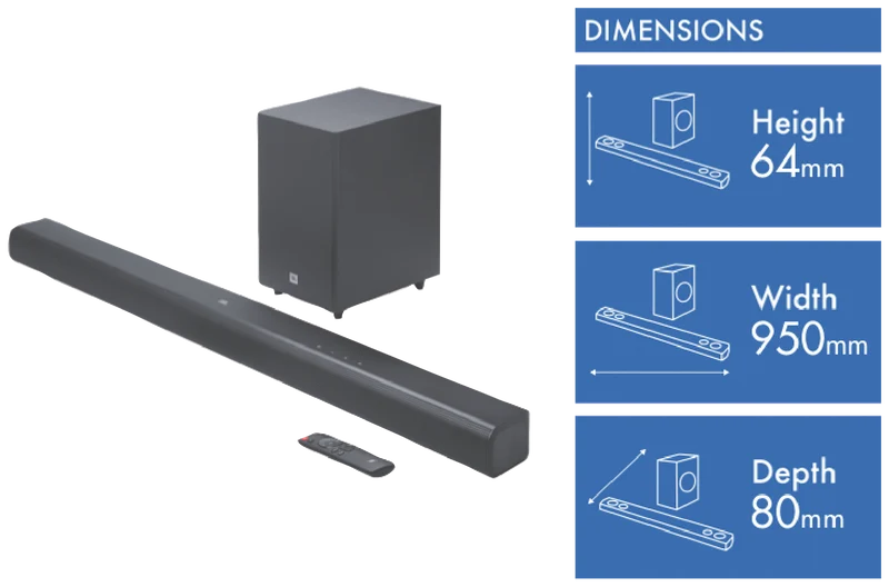JBL SB550 3.1 Ch 250W Soundbar