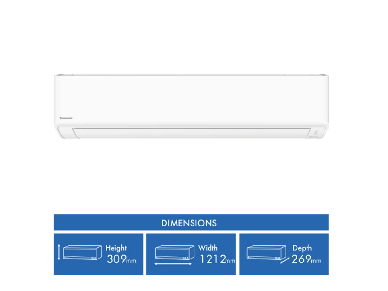 Panasonic C9.5kW H10.3kW Reverse Cycle Split System and Air Purifier