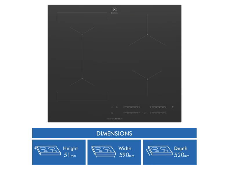 Electrolux Powerlite 60cm Induction Cooktop