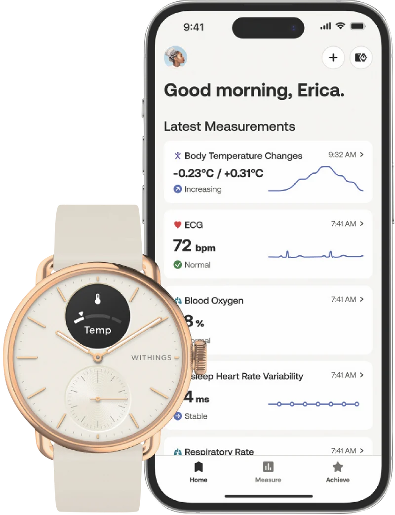 Withings Scanwatch 2 38mm - Rose Gold