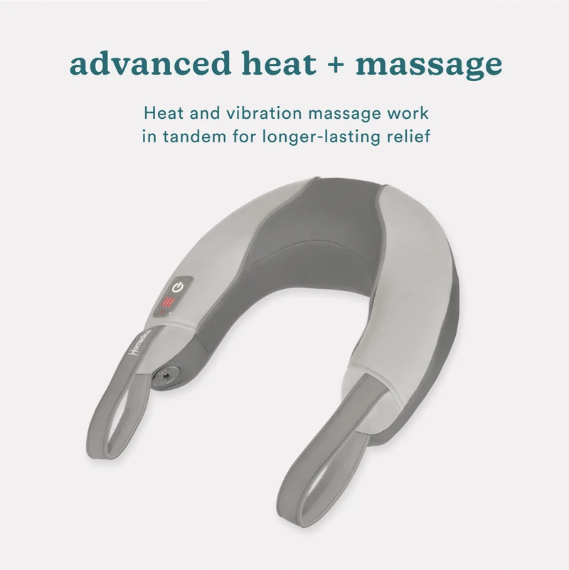 Homedics Vibration Neck Massager With Heat Grey