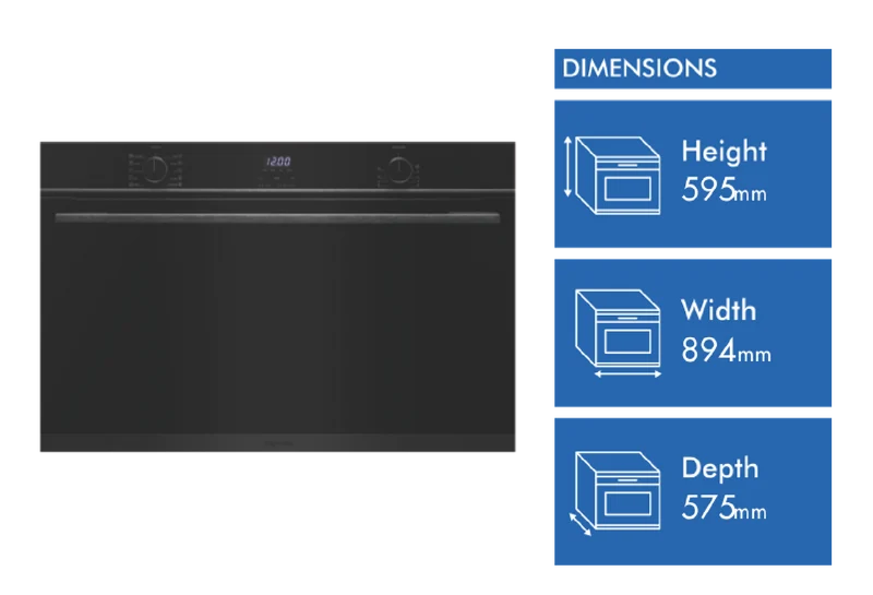 Technika 90cm 10 Function Electric Oven with Steam Bake