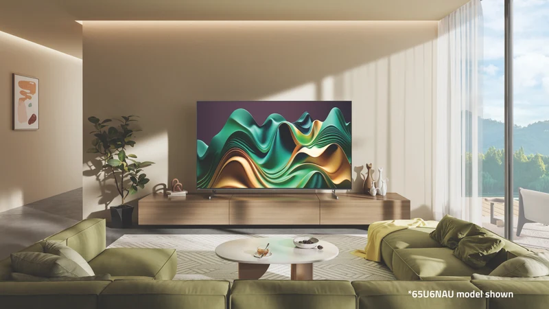 Hisense 75" U6NAU Mini-LED 4K QLED Smart TV 24