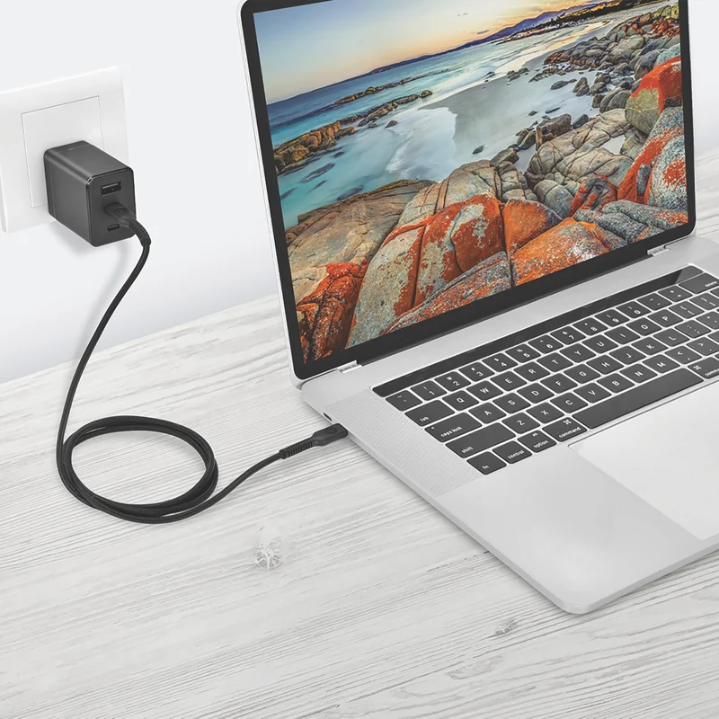 Bonelk Long-Life USB-C to USB-C 100W Cable 1.2m Black