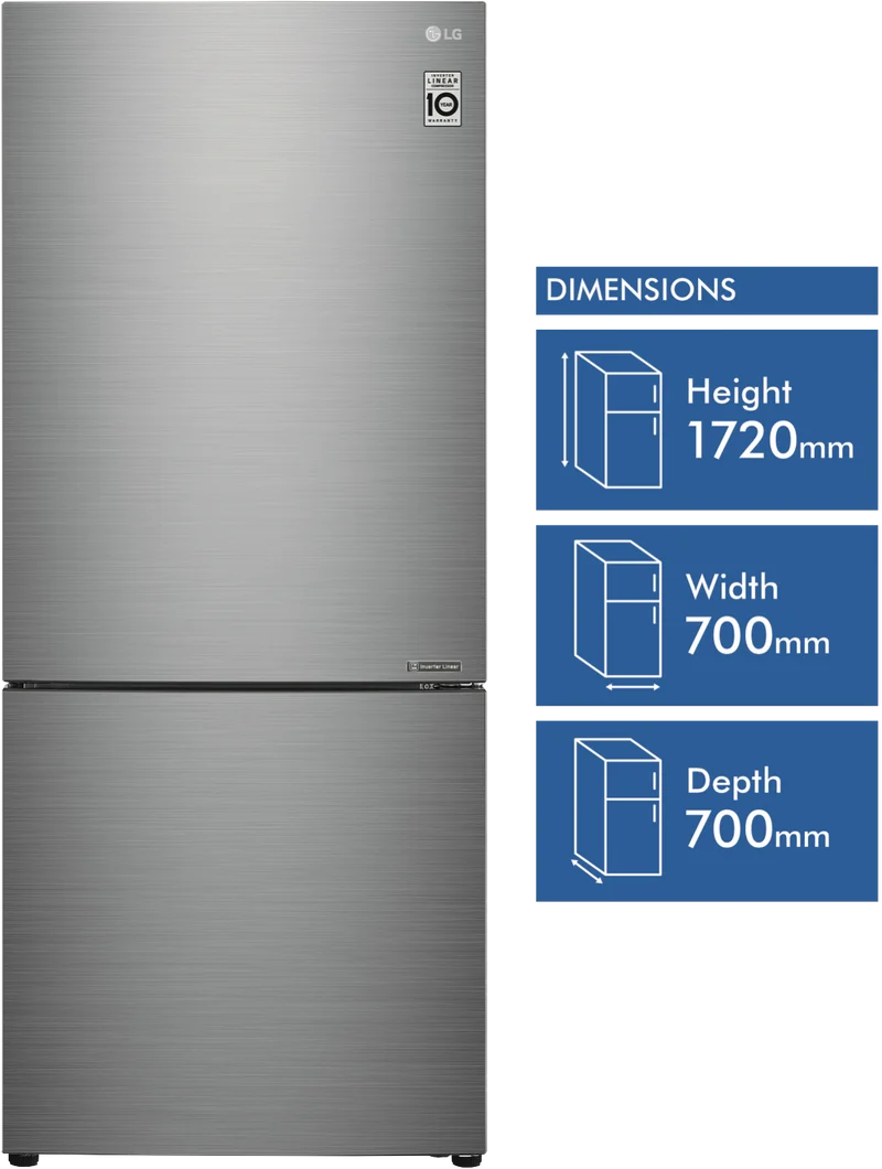 LG 420L Bottom Mount Refrigerator