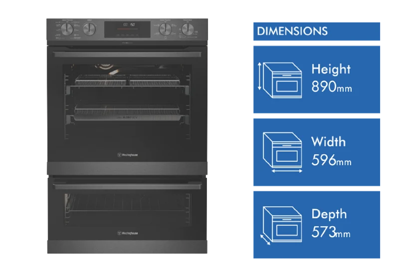 Westinghouse 60cm Pyrolytic Double Oven