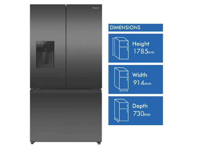Hisense 634L French Door Refrigerator