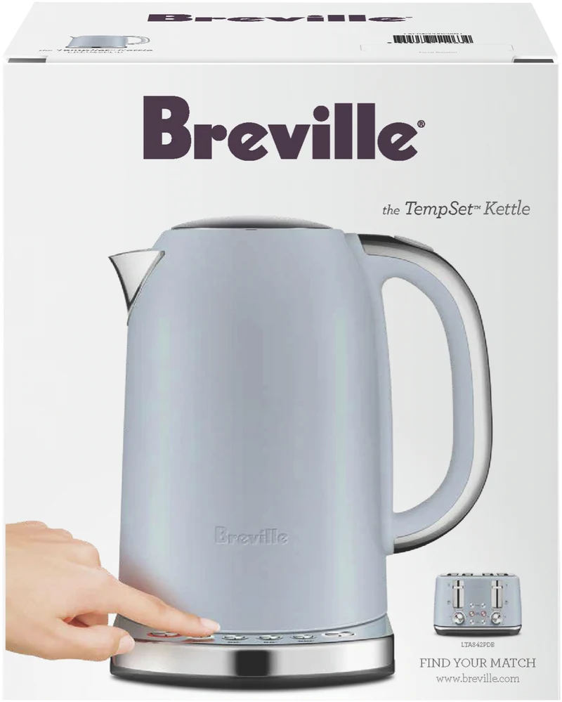 Breville The Temp Set Kettle Pale Dusky Blue