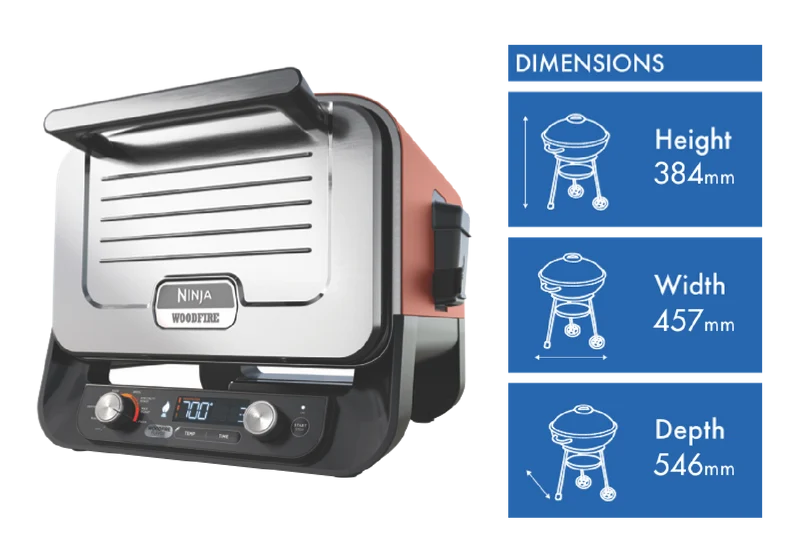 Ninja Woodfire Outdoor Oven Red