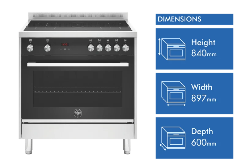La Germania 90cm Induction Upright Cooker