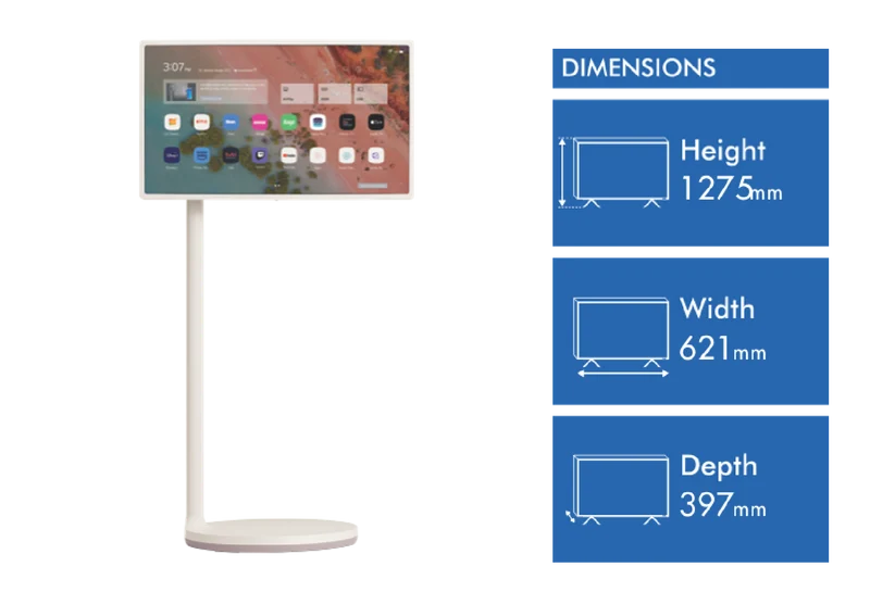 LG StanbyME 27" Portable FHD Smart Touch Screen 23