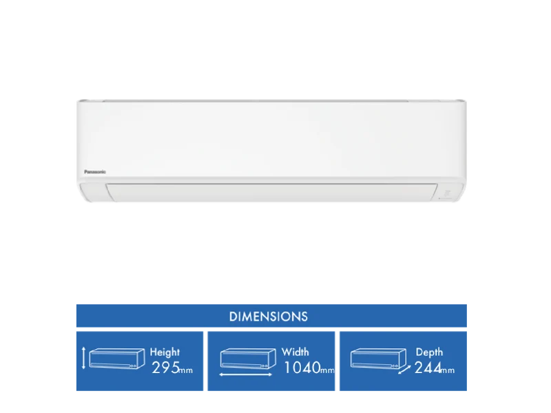 Panasonic C8.0kW H9.0kW Reverse Cycle Split System and Air Purifier