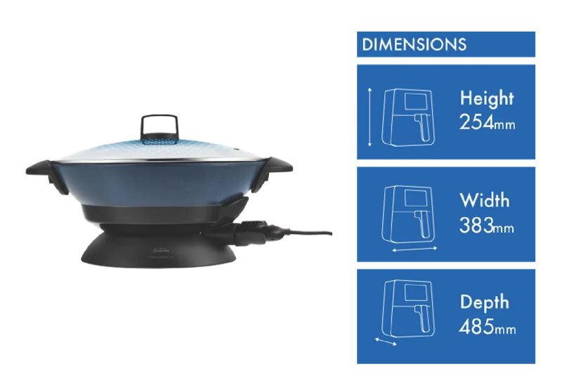 Sunbeam Professional 7.5 Litre Diamond Force Wok