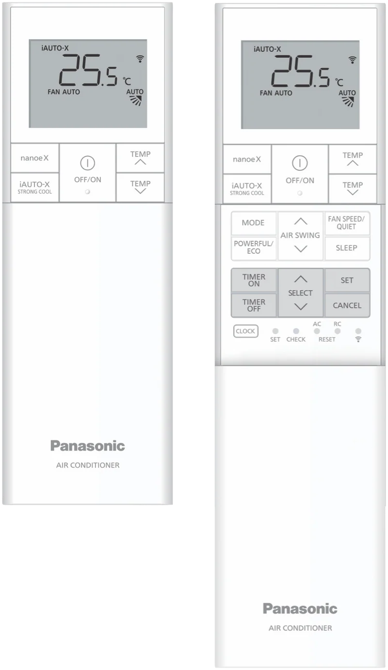 Panasonic C3.5kW H4.3kW Reverse Cycle Split System and Air Purifier
