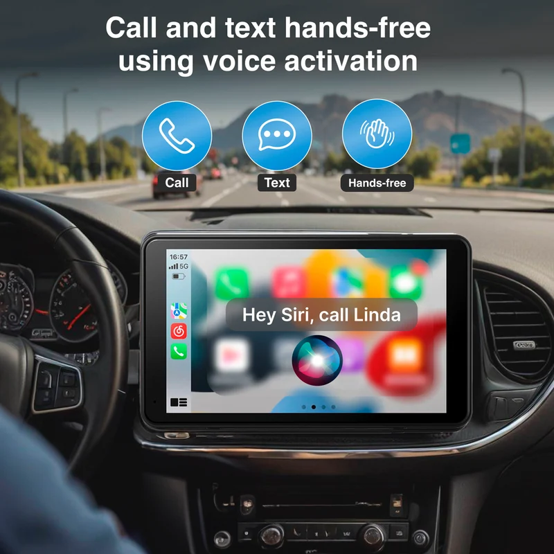 Laser 7inch Portable CarPlay Android Auto