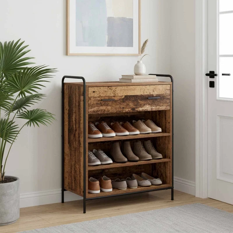 Mobile per scarpe 76 x 36,5 x 93 cm Legno ingegnerizzato 8013996