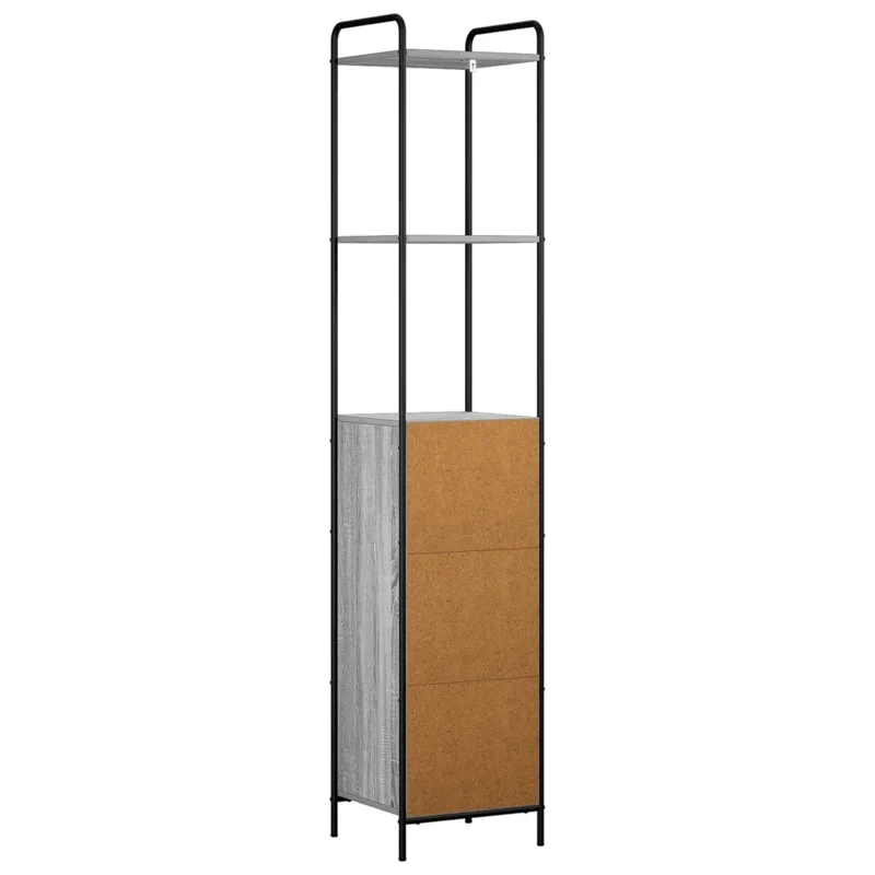 Mobile da Bagno Sonoma grigio 40 x 36 x 200,5 cm 8014043