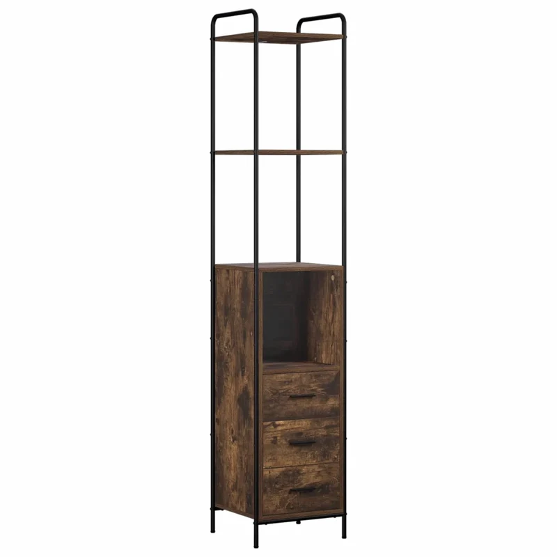 Mobile da Bagno Rovere Fumo 40 x 36 x 200,5 cm 8014042