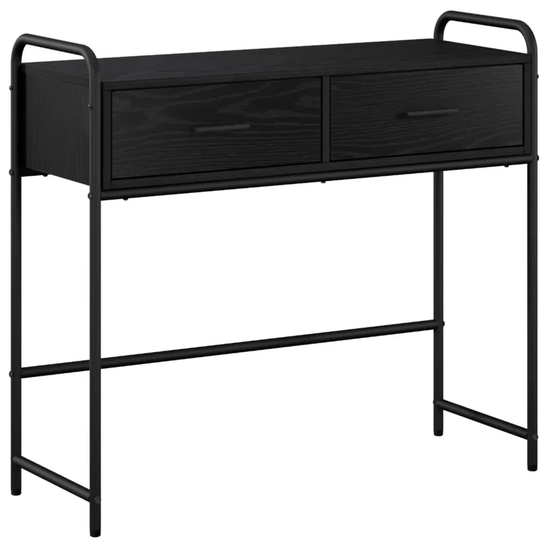 Tavolo consolle Rovere Nero 90 x 33 x 80,5 cm 8013974