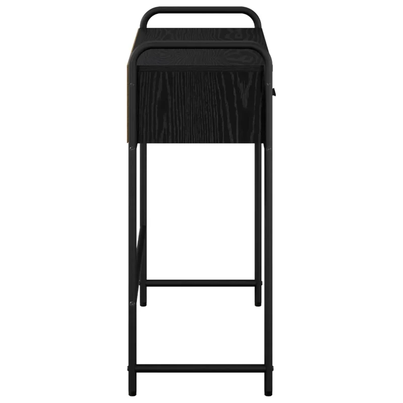Tavolo consolle Rovere Nero 90 x 33 x 80,5 cm 8013974