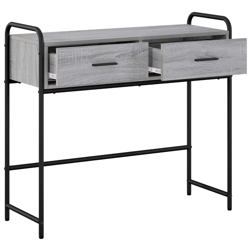 Tavolo consolle Sonoma grigio 90 x 33 x 80,5 cm 8013977