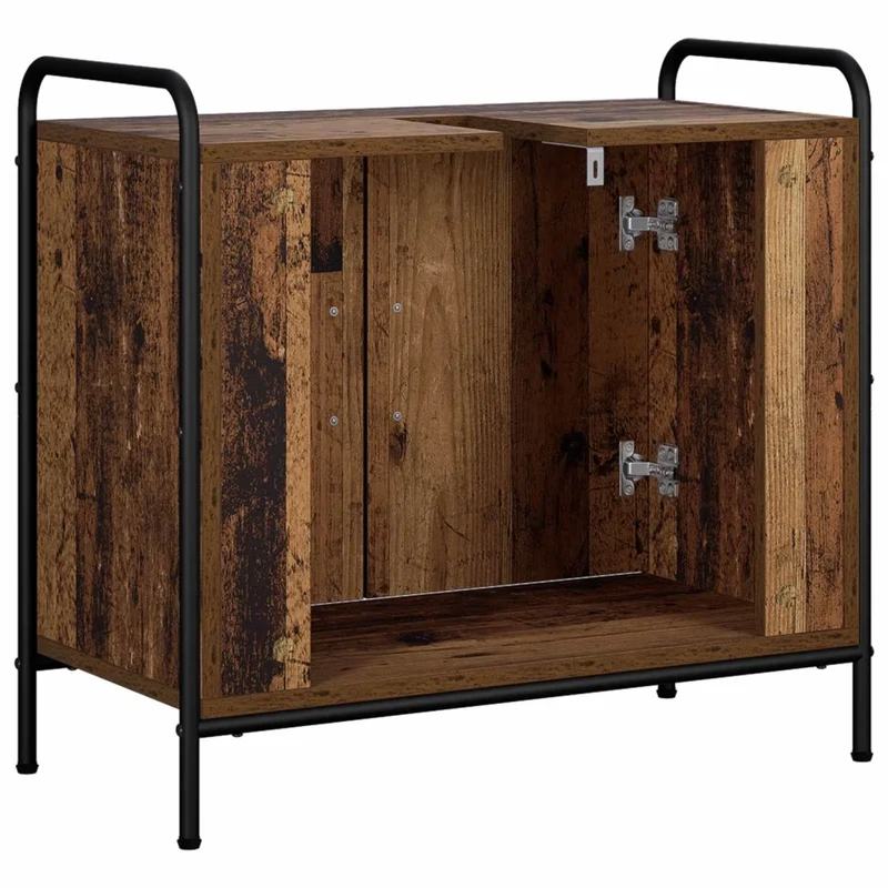 Mobile da Bagno Legno antico 65,5 x 34 x 61 cm 8014062