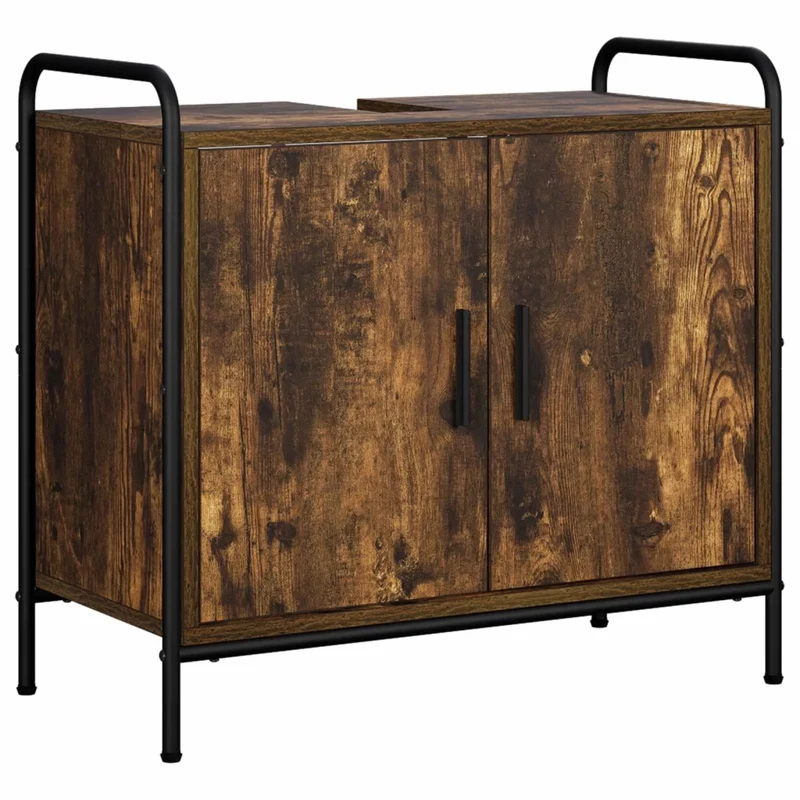 Mobile da Bagno Rovere Fumo 65,5 x 34 x 61 cm 8014060