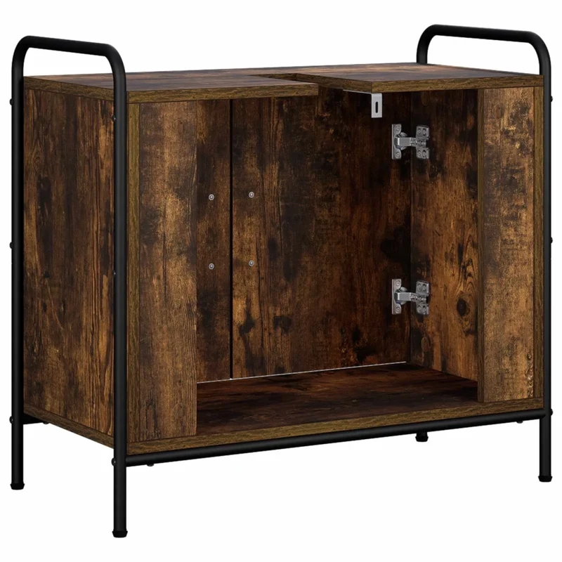 Mobile da Bagno Rovere Fumo 65,5 x 34 x 61 cm 8014060