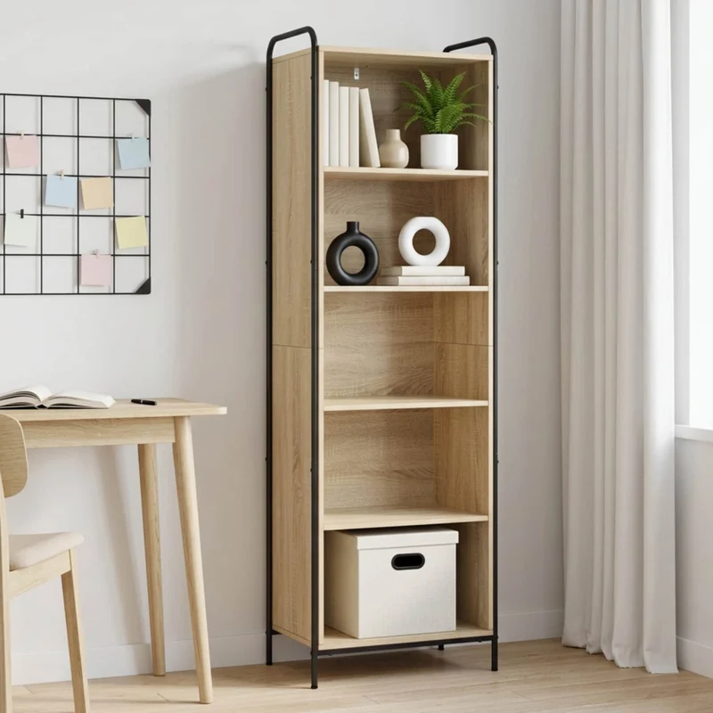Armadio per Libri 55,5 x 33 x 174 cm Legno ingegnerizzato 8013945