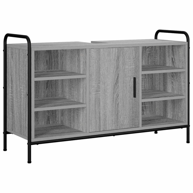 Mobile da Bagno Sonoma grigio 95 x 34 x 61 cm 8014079