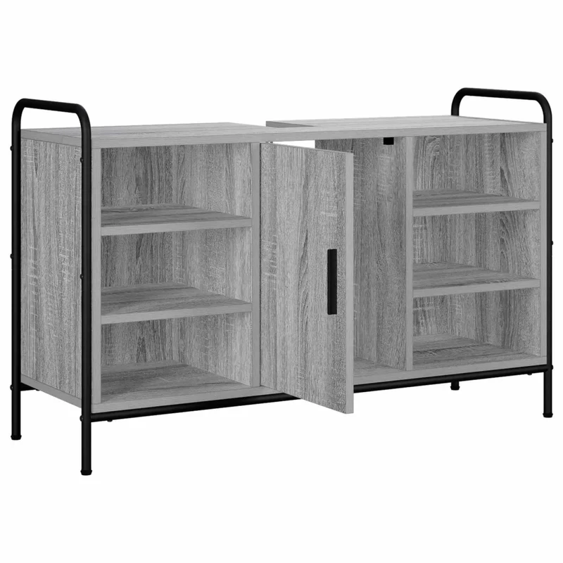 Mobile da Bagno Sonoma grigio 95 x 34 x 61 cm 8014079