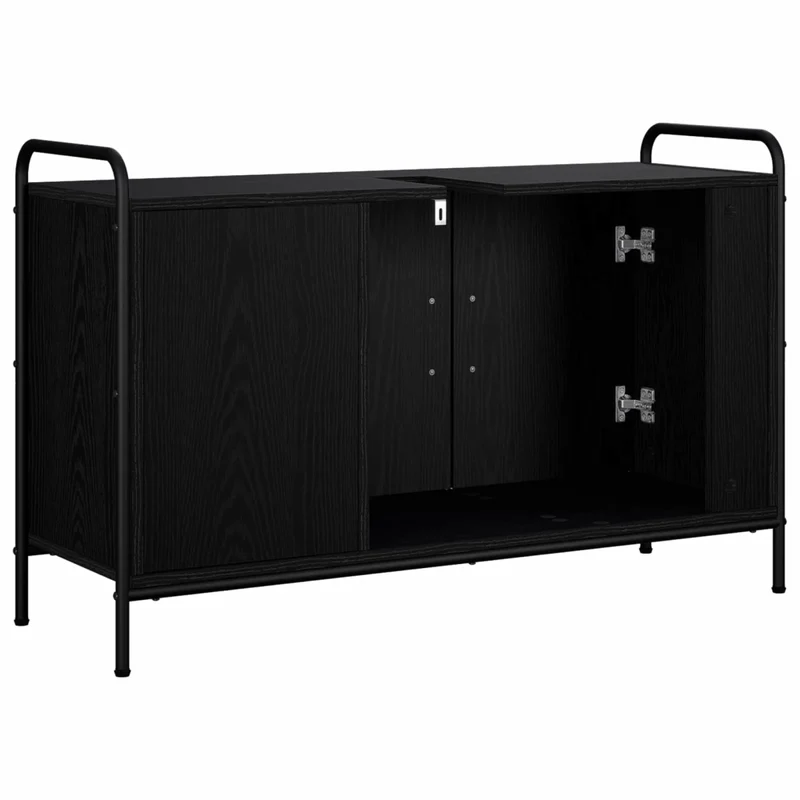 Mobile da Bagno Rovere Nero 95 x 34 x 61 cm 8014064
