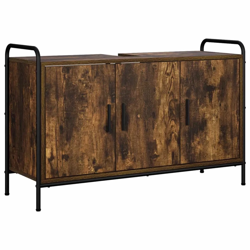Mobile da Bagno Rovere Fumo 95 x 34 x 61 cm 8014066