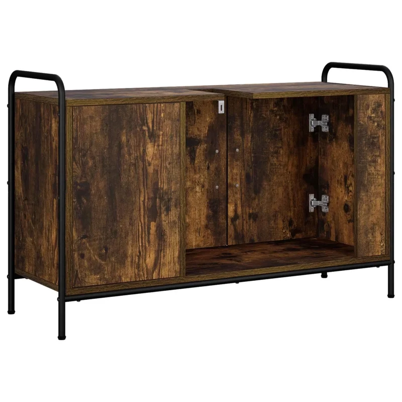 Mobile da Bagno Rovere Fumo 95 x 34 x 61 cm 8014066