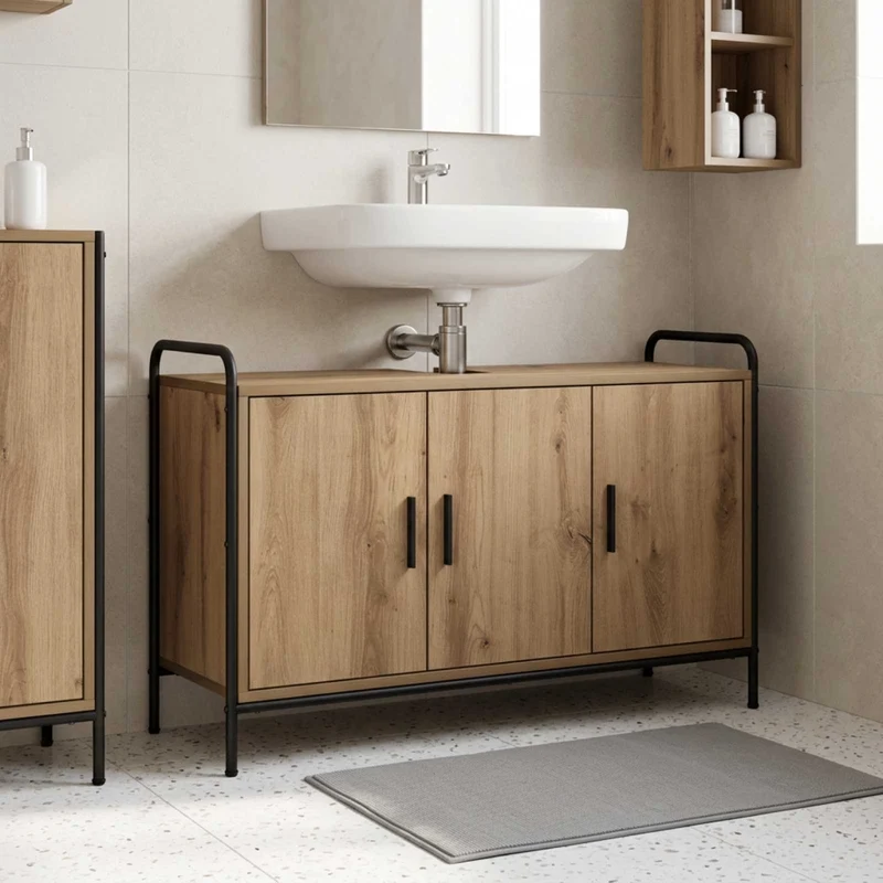 Mobile da Bagno Rovere Artigianale 95 x 34 x 61 cm 8014069