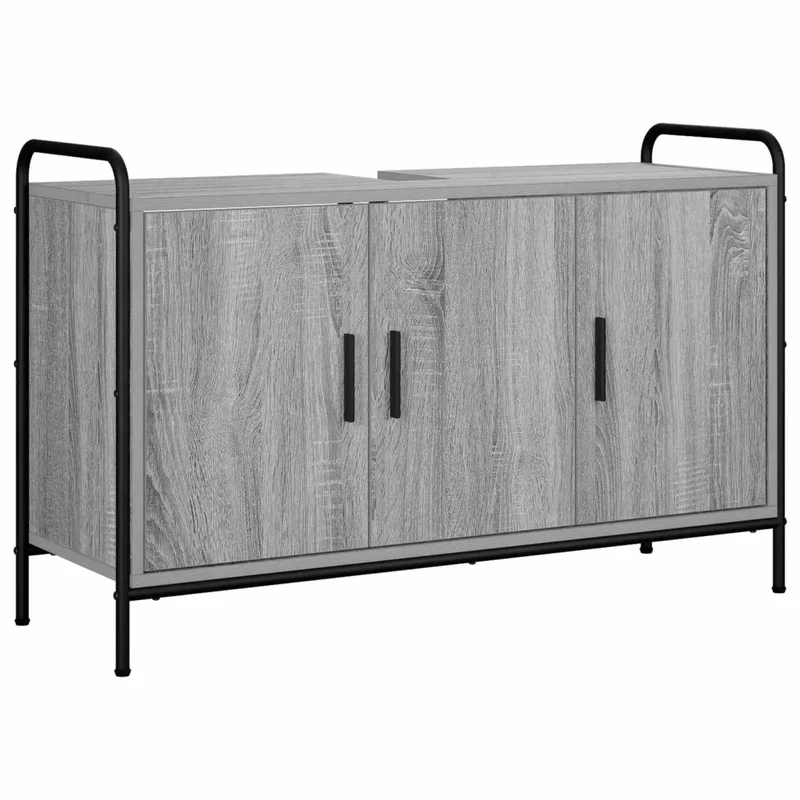 Mobile da Bagno Sonoma grigio 95 x 34 x 61 cm 8014067