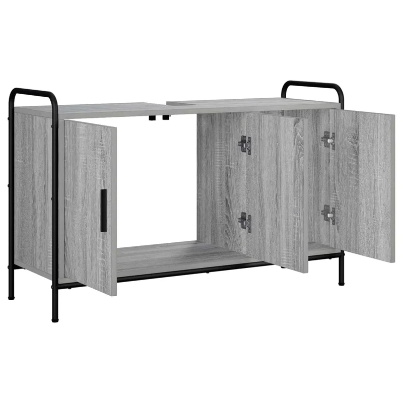 Mobile da Bagno Sonoma grigio 95 x 34 x 61 cm 8014067