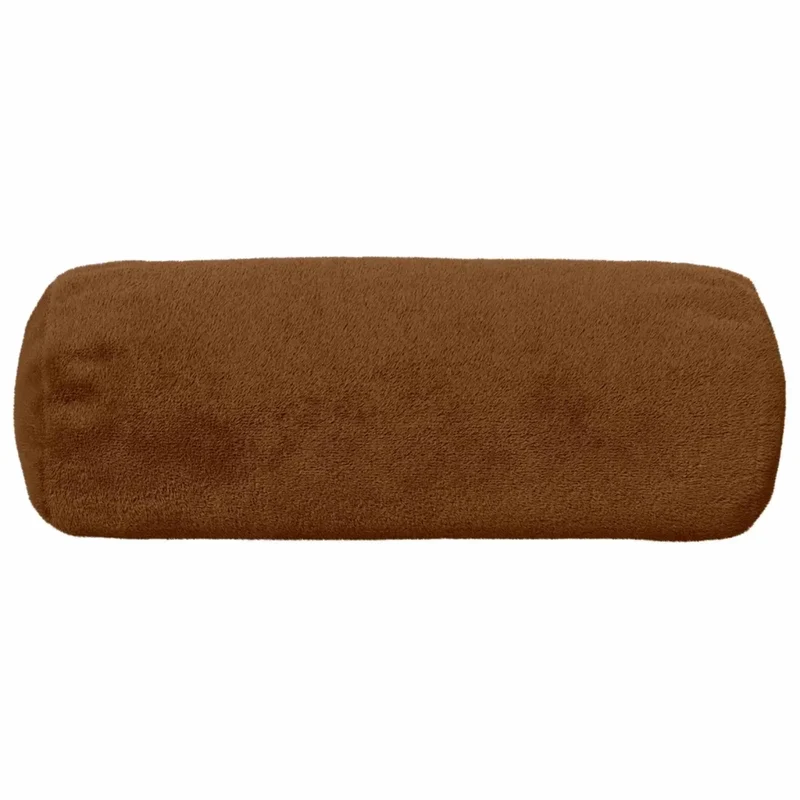 Federa 2 pcs HEERLEN Marrone Chiaro Ø 15 x 40 cm Flanella 923437