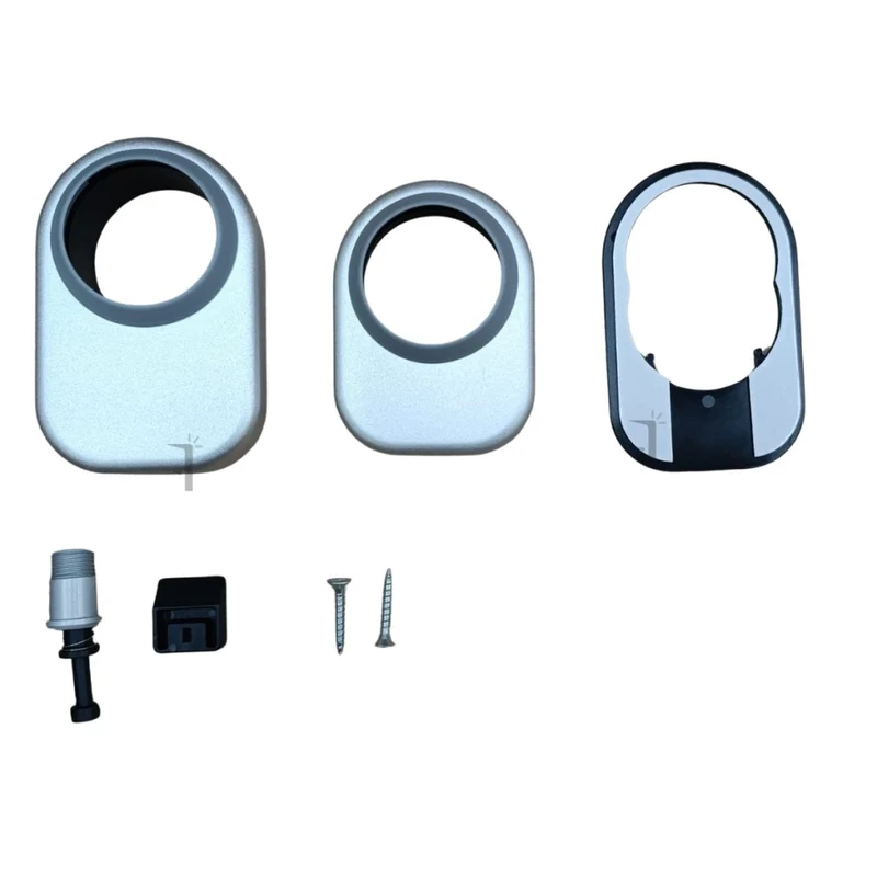 Adattatore HCS in alluminio con set canotto per porte in cristallo