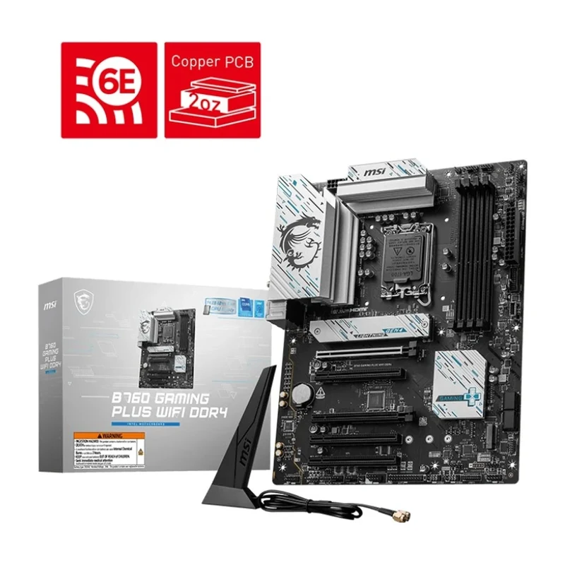 Scheda madre MSI B760 GAMING PLUS WIFI DDR4 Intel B760 LGA 1700 ATX