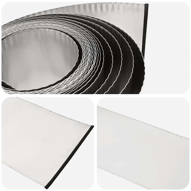 Bordura per Prato 10 m x 30 cm Acciaio zincato Argento 42030382