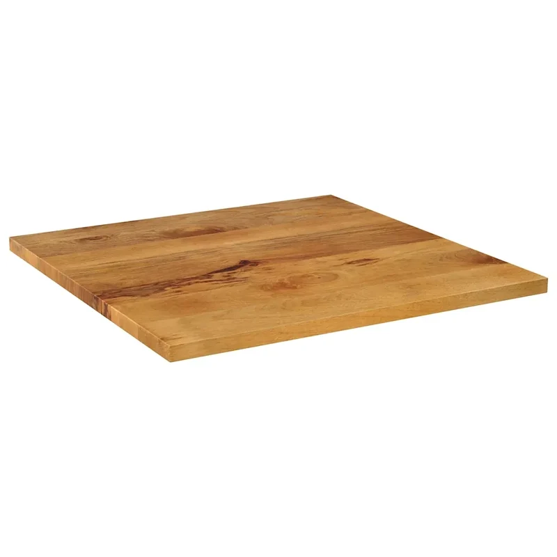 Piano per Tavolo 90x90x2,5 cm Quadrato Legno Massello di Pino 371614