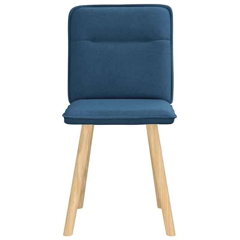 Sedie da Pranzo 2 pz Blu in Tessuto 4101228