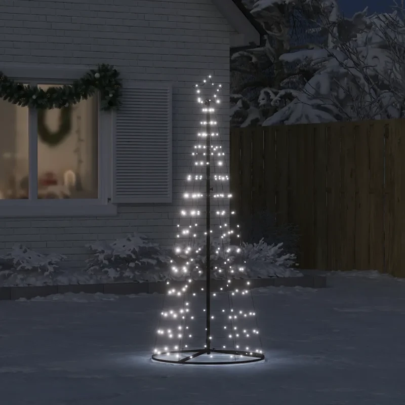 Albero di Natale a LED 200 LED Bianco Freddo 180 cm 4016449